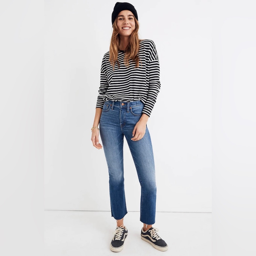 Madewell Tall Cali Demi-Boot Jeans in Kemper Wash: Back-Seam Edition